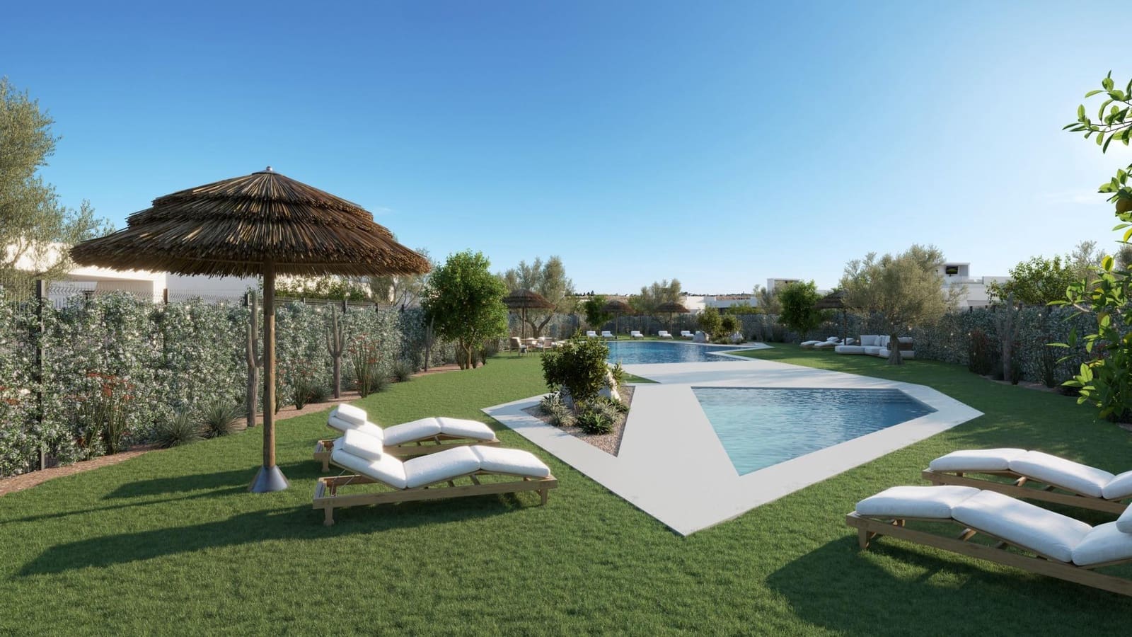 3 sovrum Villa till salu i Fuente Alamo de Murcia med pool - 395 000 € (Ref: 9908174)