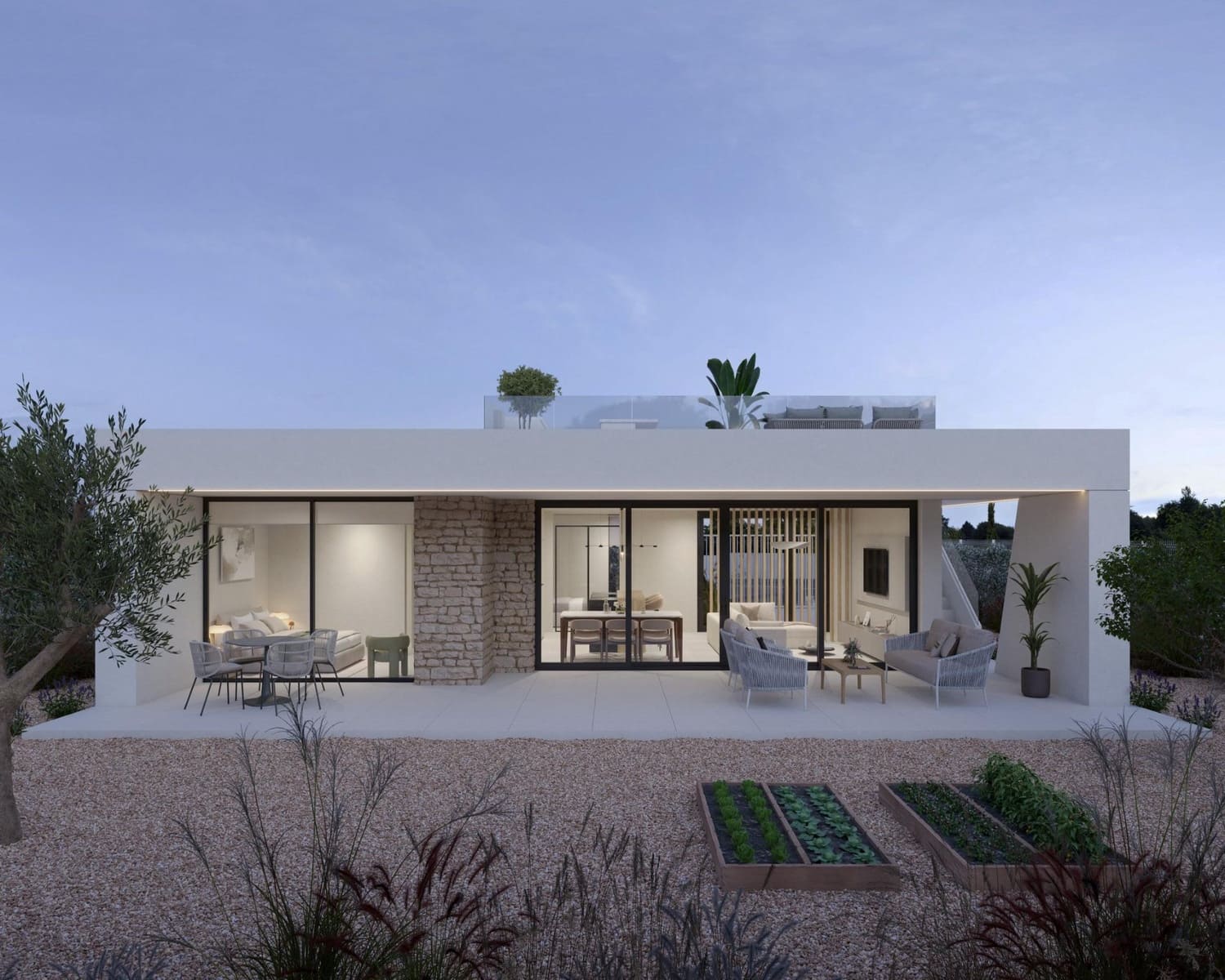 3 sovrum Villa till salu i Fuente Alamo de Murcia med pool - 395 000 € (Ref: 9908174)