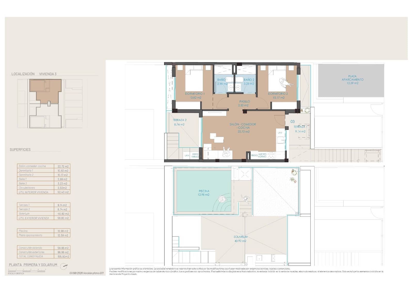 2 Zimmer Bungalow zu verkaufen in San Pedro del Pinatar mit Pool - 309.900 € (Ref: 9929566)