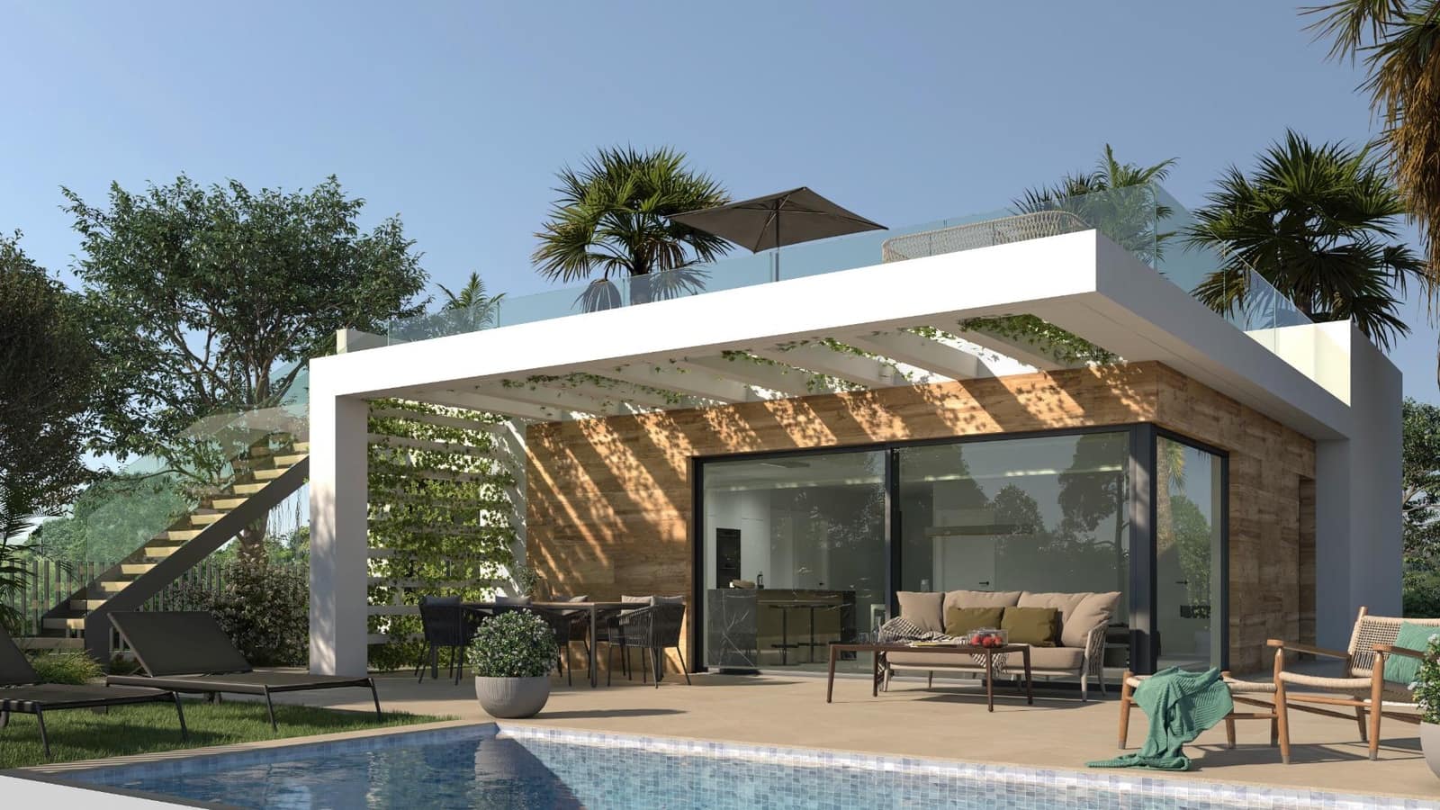 Chalet de 3 habitaciones en Los Alcázares en venta con piscina - 695.000 € (Ref: 9934682)