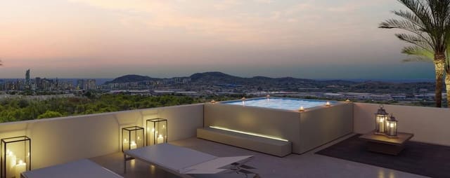 Ático de 3 habitaciones en Finestrat en venta con piscina - 675.000 € (Ref: 9934764)