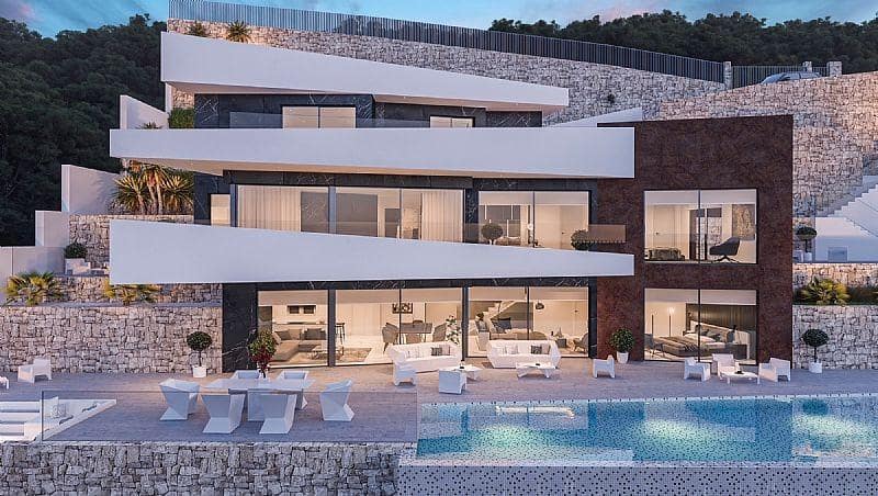 4 soveværelse Villa til salg i Benissa med swimmingpool garage - € 2.600.000 (Ref: 9948159)