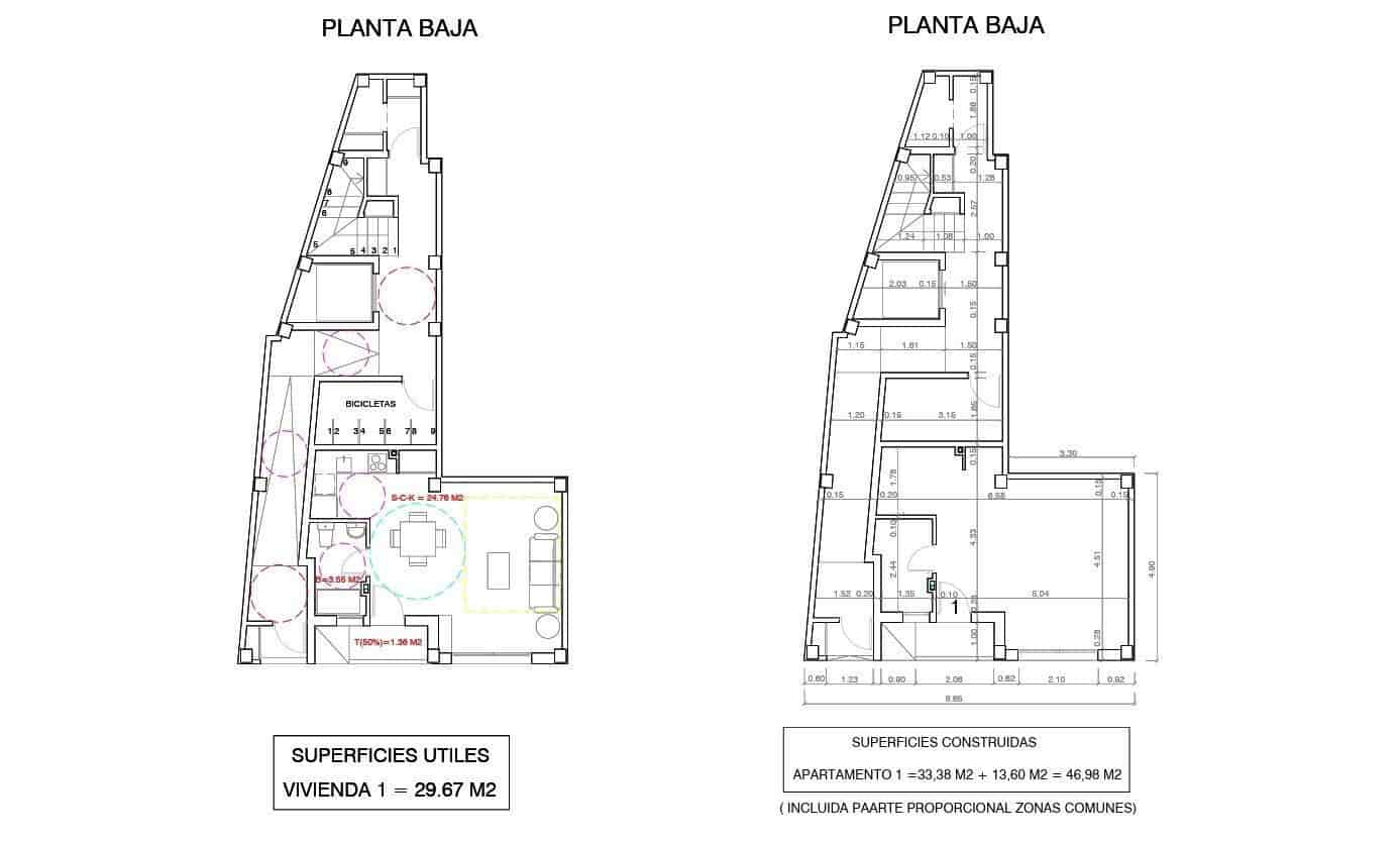 Yksiö myytävänä paikassa Torrevieja - 95 000 € (Ref: 9979050)