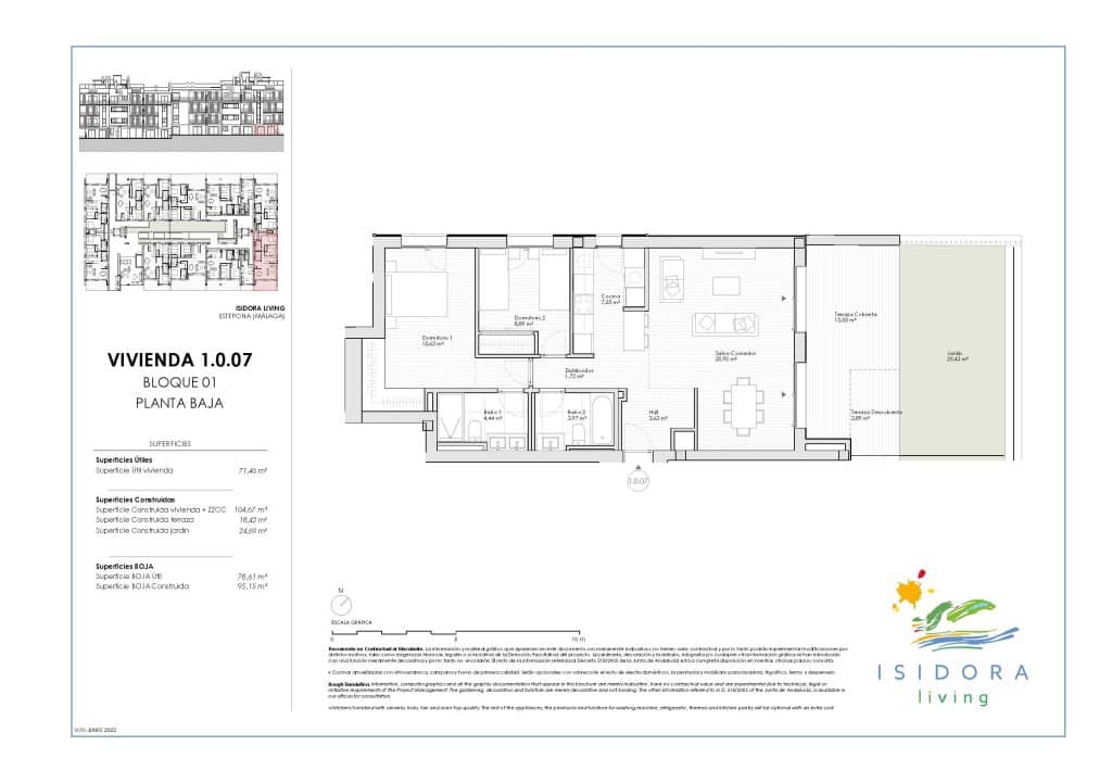 2 bedroom Penthouse for sale in Estepona with pool - € 689,000 (Ref: 7239075)