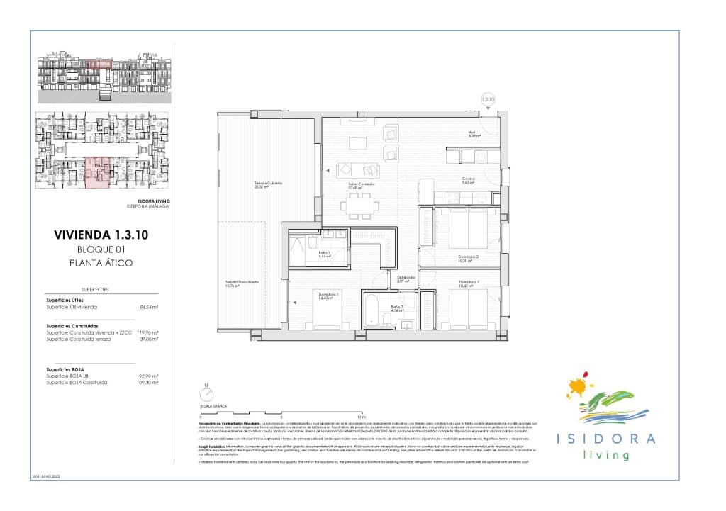 2 bedroom Penthouse for sale in Estepona with pool - € 689,000 (Ref: 7239075)