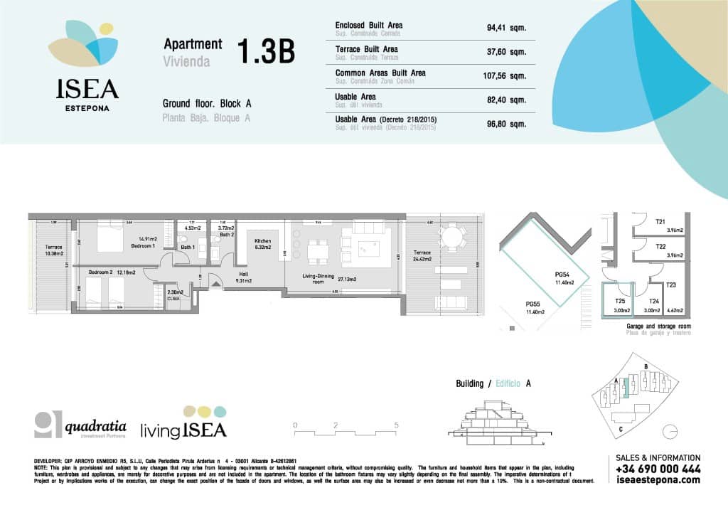 3 soveværelse Lejlighed til salg i Cancelada med swimmingpool - € 495.000 (Ref: 7289973)