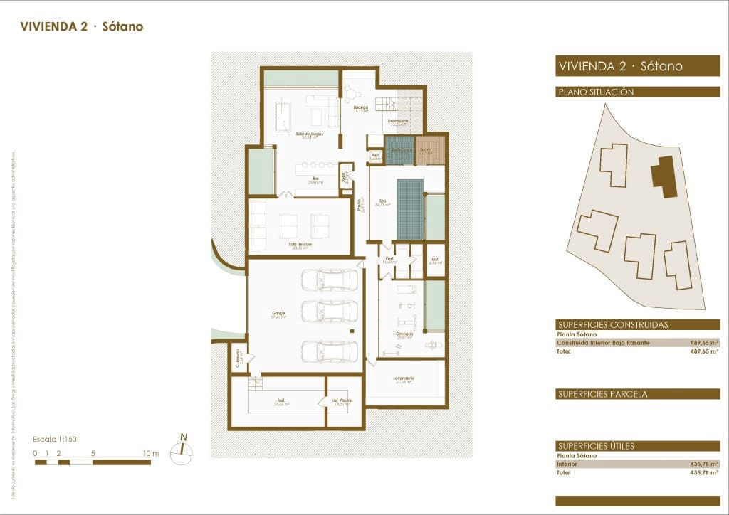 4 makuuhuone Huvila myytävänä paikassa Golden Mile mukana uima-altaan 
autotalli - 7 400 000 € (Ref: 9432966)