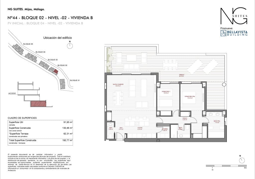 2 sovrum Takvåning till salu i Mijas Costa med pool - 890 000 € (Ref: 9523885)