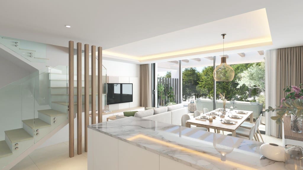 3 quarto Casa em Banda para venda em Mijas Costa com piscina - 950 000 € (Ref: 9580005)