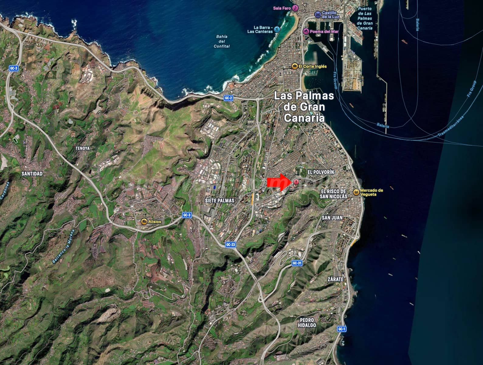 3 sovrum Lägenhet till salu i Las Palmas de Gran Canaria - 210 000 € (Ref: 10035634)