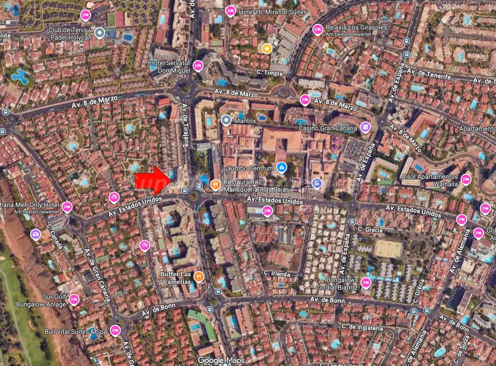2 soveværelse Lejlighed til leje i Playa del Ingles - € 1.500 (Ref: 10127667)