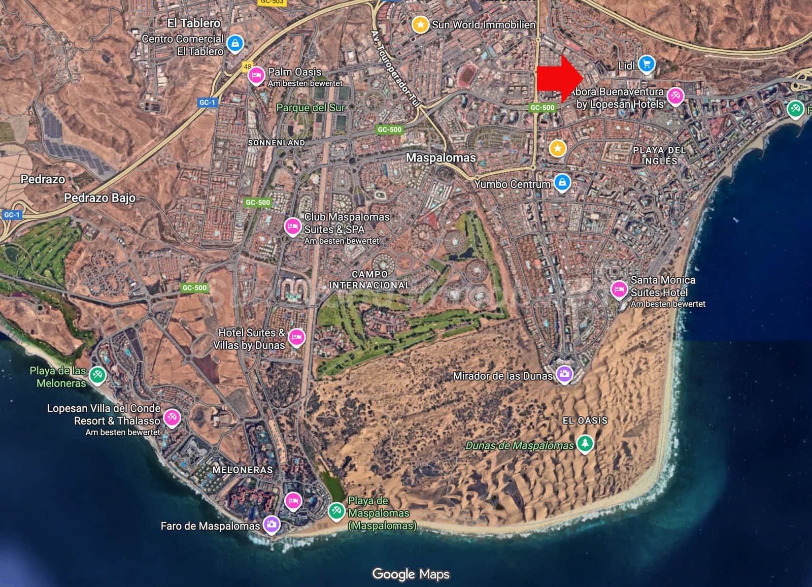 2 soverom Leilighet til leie i San Bartolome de Tirajana - € 990 (Ref: 9354233)