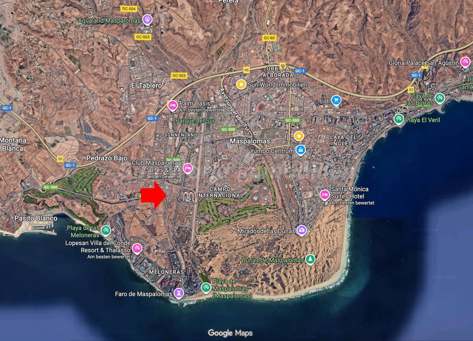 Casa de 1 habitación en Maspalomas en venta - 239.900 € (Ref: 9470731)