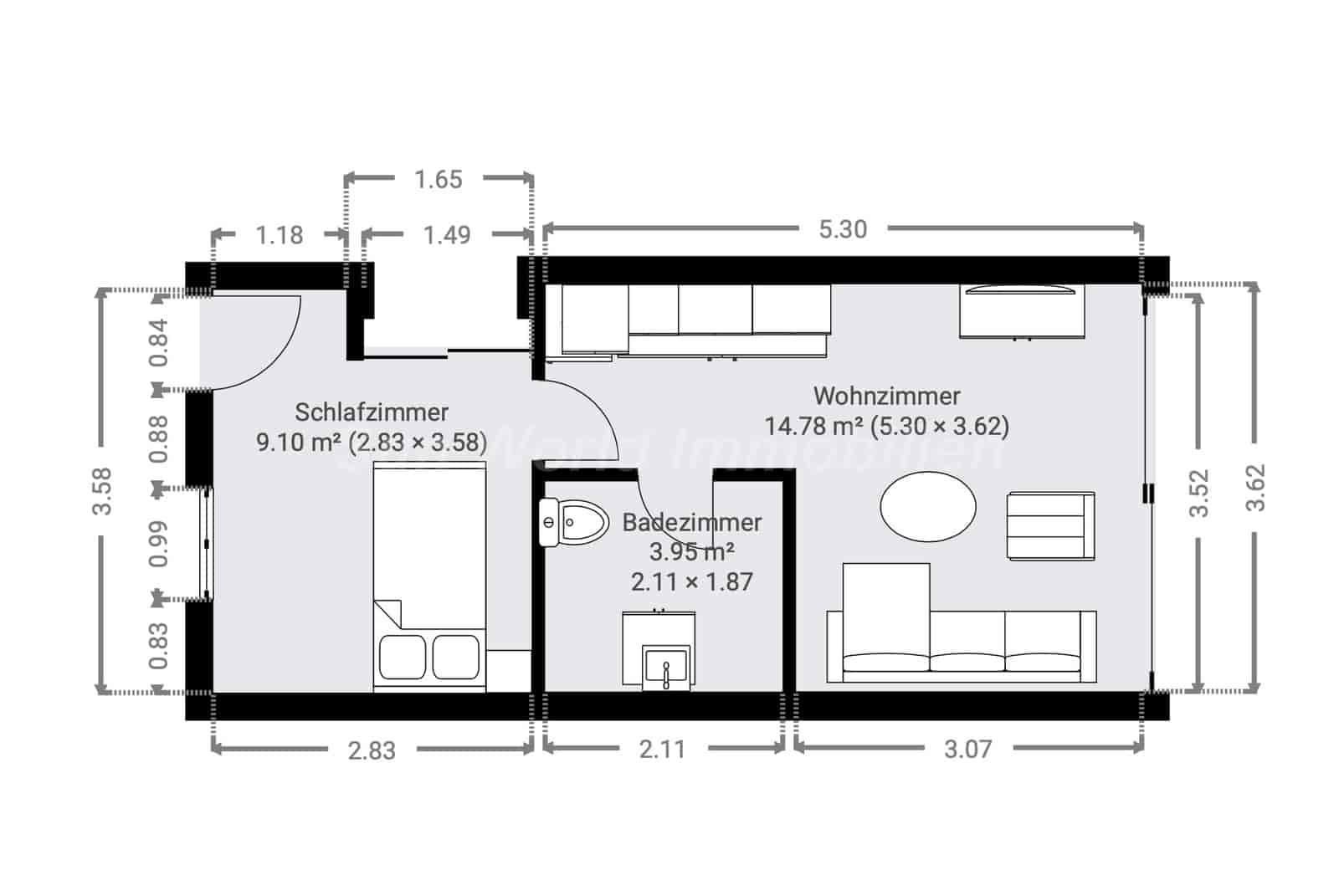 1 soverom Bungalow til salgs i Campo Internacional - € 269 000 (Ref: 9879741)