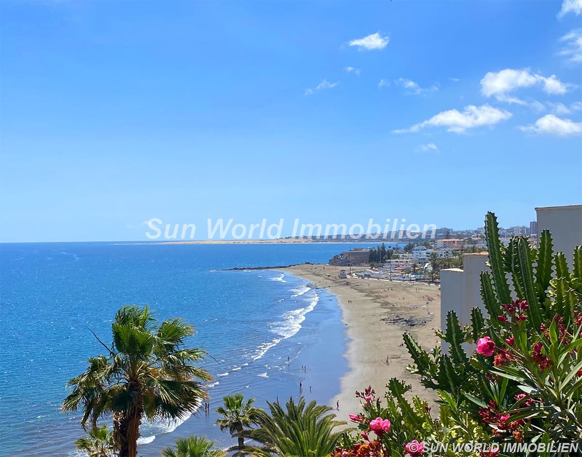 2 Zimmer Wohnung zu vermieten in San Agustin mit Pool Garage - 1.500 € (Ref: 9899822)