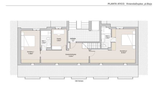 3 soveværelse Penthouse til salg i Centro - Sagrario, Granada by - € 518.000 (Ref: 10136386)