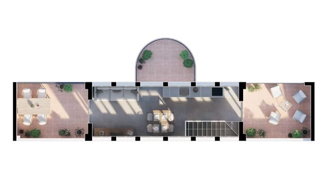 3 soveværelse Penthouse til salg i Centro - Sagrario, Granada by - € 518.000 (Ref: 10136386)