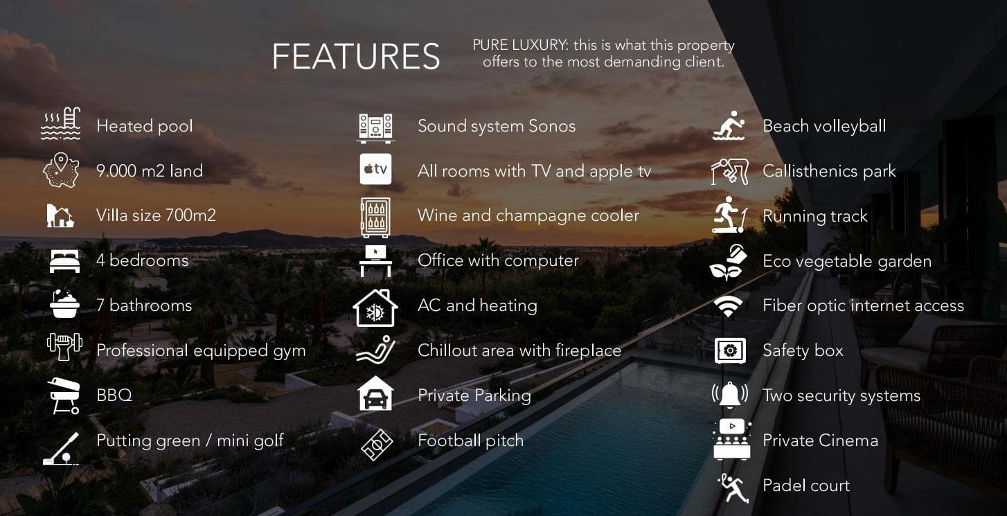 4 soverom Villa til salgs i Sant Jordi de Ses Salines med svømmebasseng garasje - € 22 000 000 (Ref: 8514533)