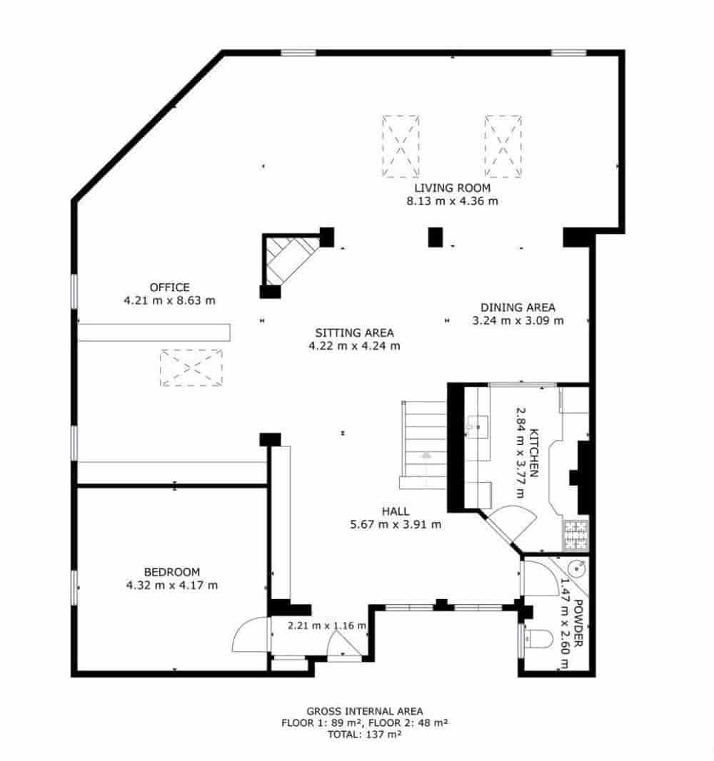 3 sypialnia Penthouse na sprzedaż w Miasto Madryt - 1 180 000 € (Ref: 8604724)