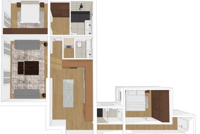 2 slaapkamer Flat te koop in Ibiza, Madrid stad - € 1.090.000 (Ref: 8612845)