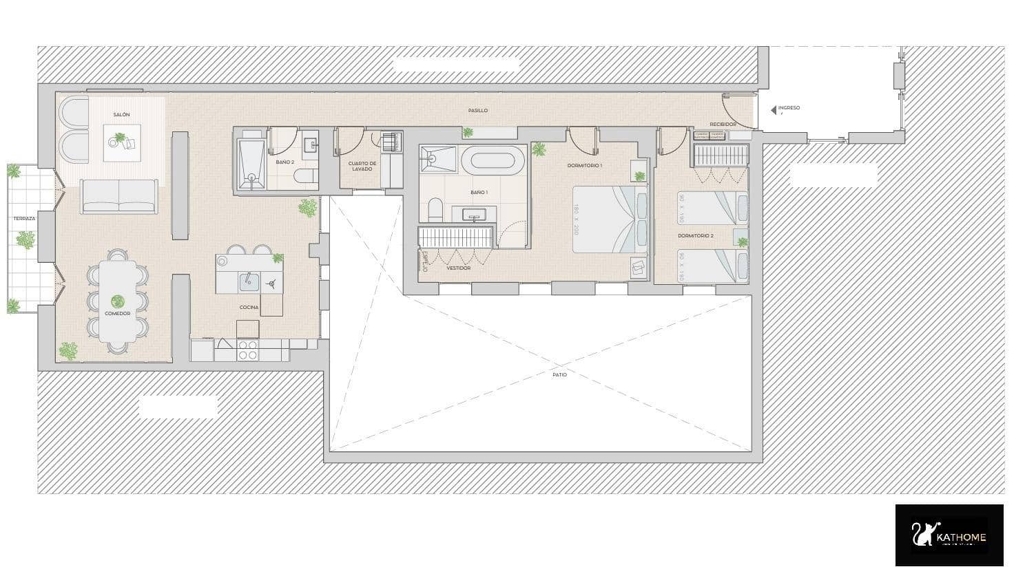 2 soveværelse Lejlighed til salg i Madrid by - € 1.679.000 (Ref: 8735554)