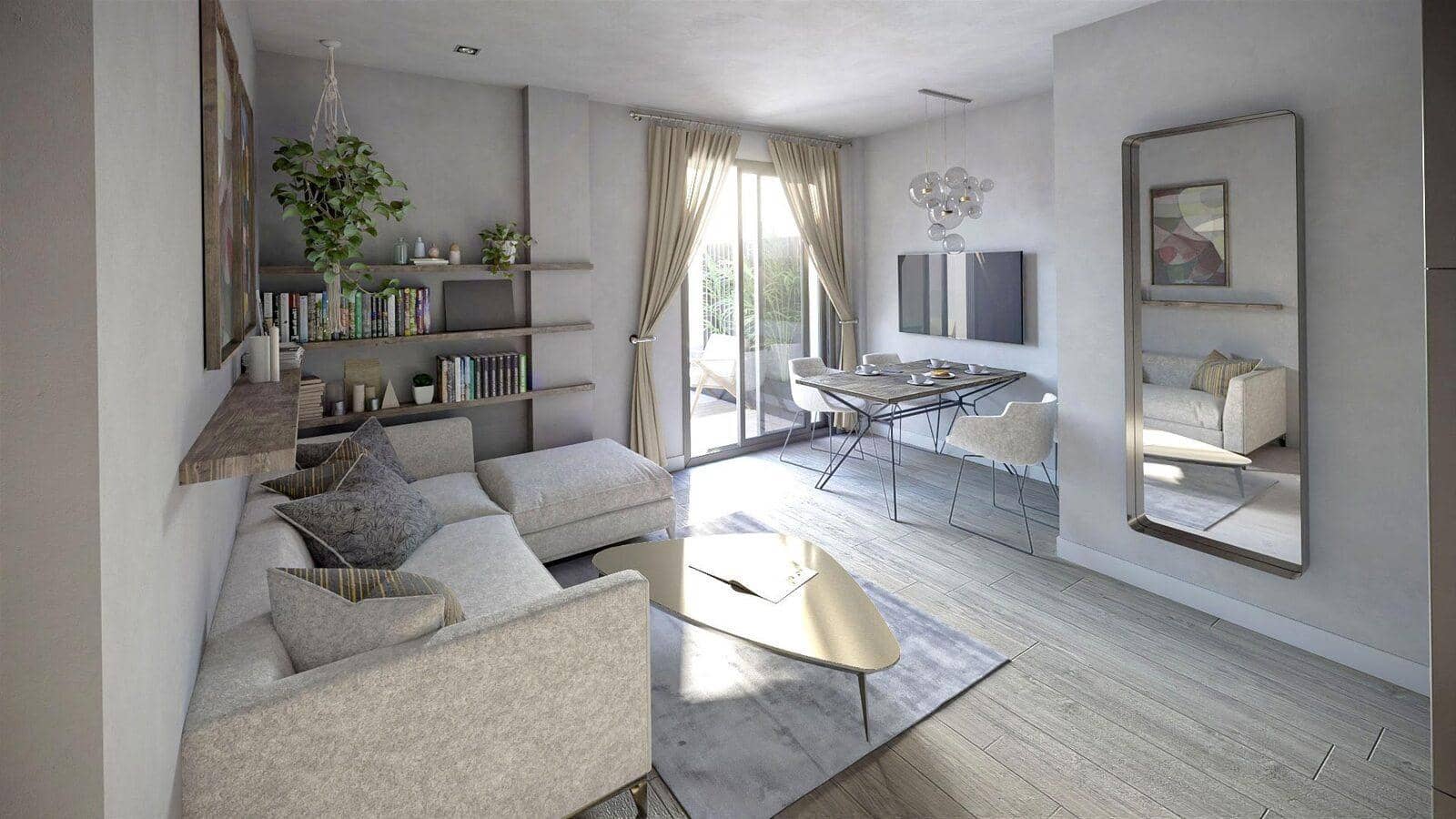 Piso de 3 habitaciones en Las Lagunas de Mijas en venta con piscina garaje - 340.000 € (Ref: 8912978)