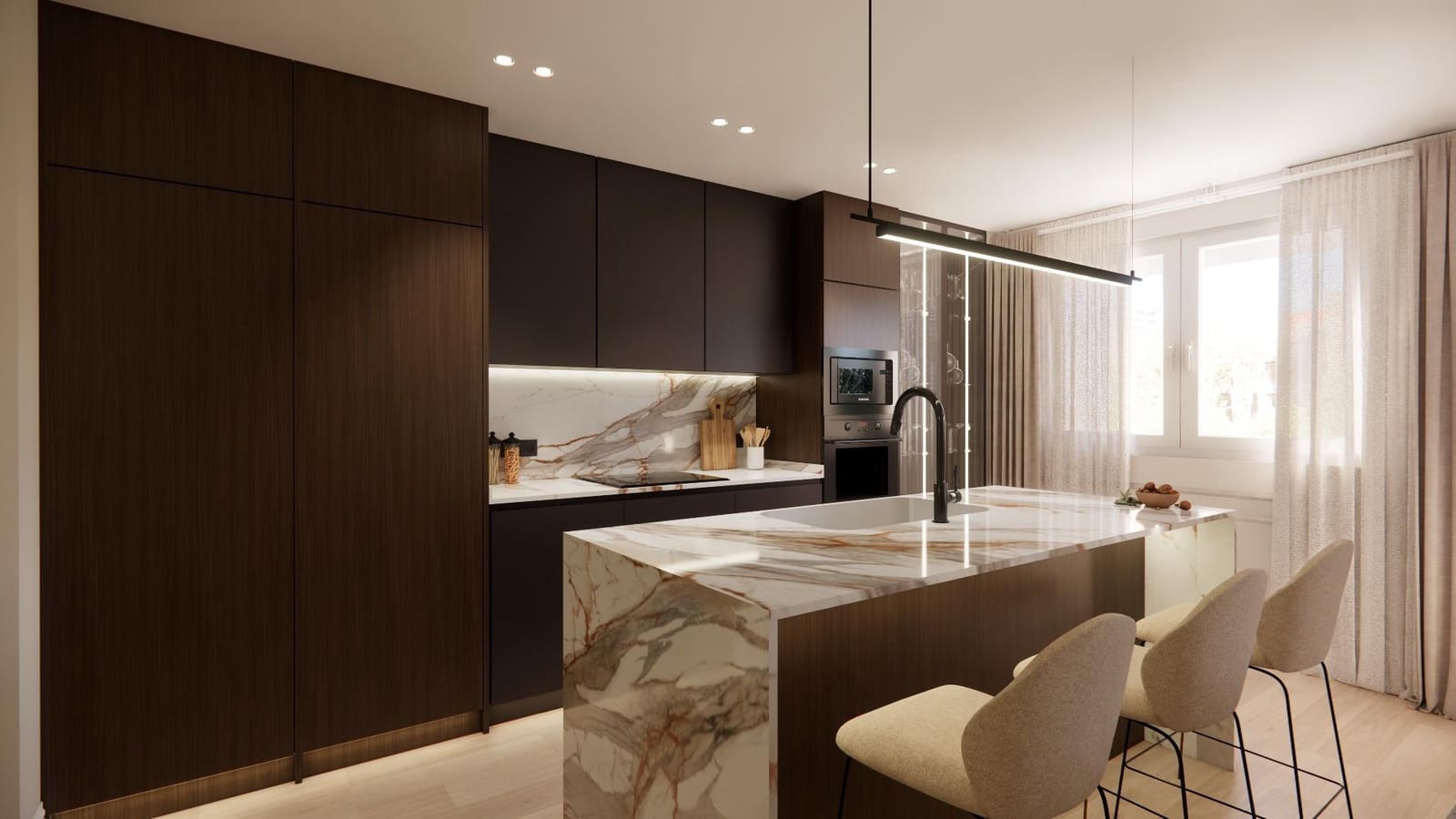 3 makuuhuone Asunto myytävänä paikassa Madrid kaupunki - 2 279 000 € (Ref: 8950698)