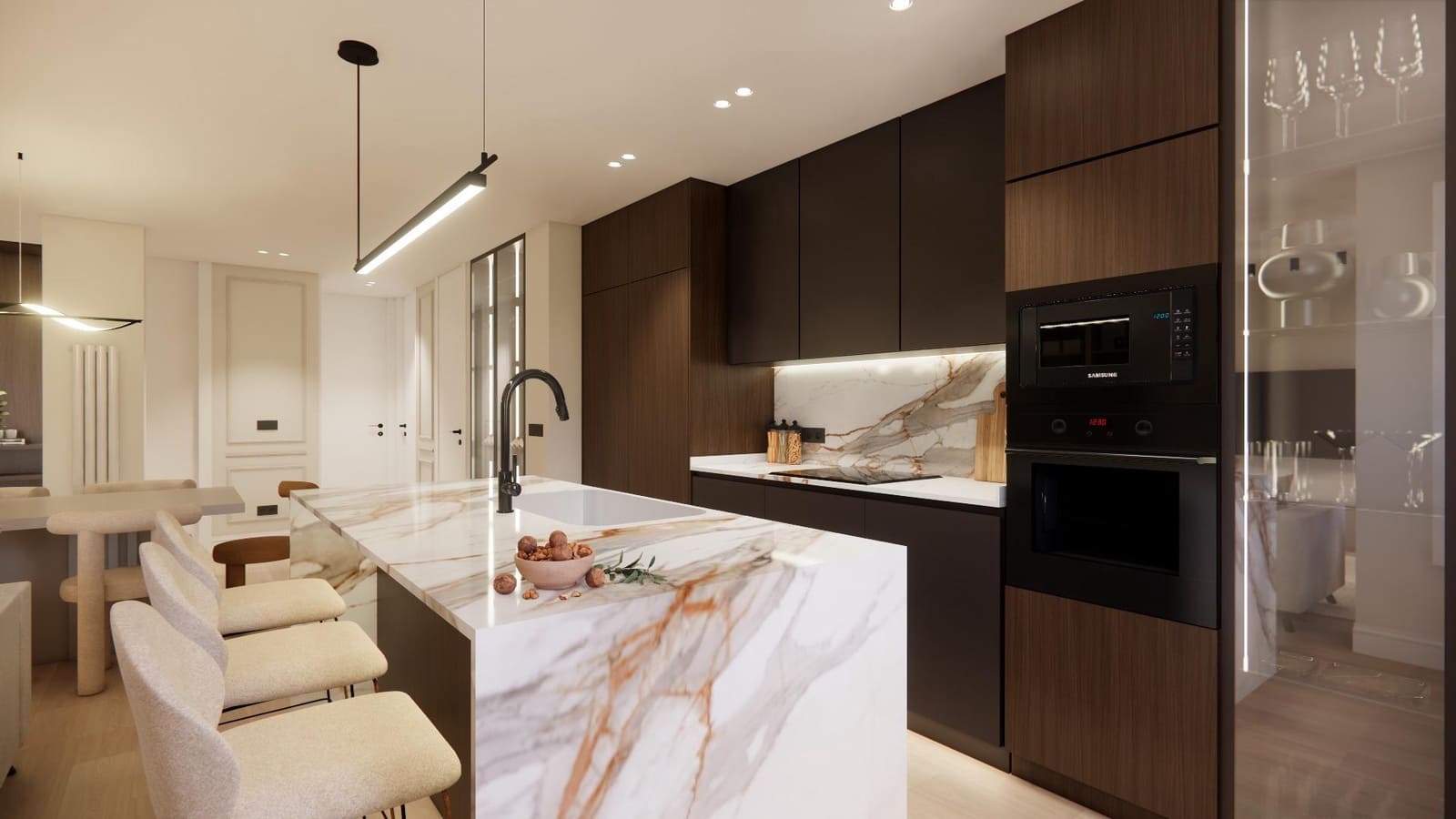 3 makuuhuone Asunto myytävänä paikassa Madrid kaupunki - 2 279 000 € (Ref: 8950698)