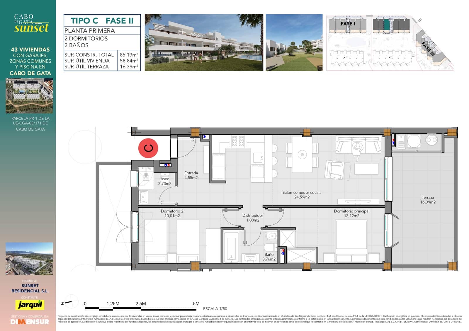 2 camera da letto Appartamento in vendita in El Cabo de Gata con piscina garage - 236.500 € (Rif: 9379897)