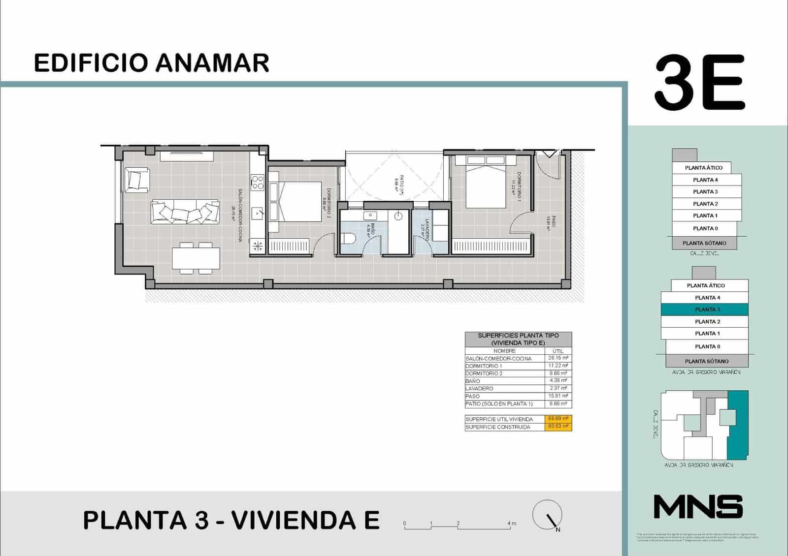 2 chambre Appartement à vendre à Torrevieja avec garage - 300 000 € (Ref: 9831702)