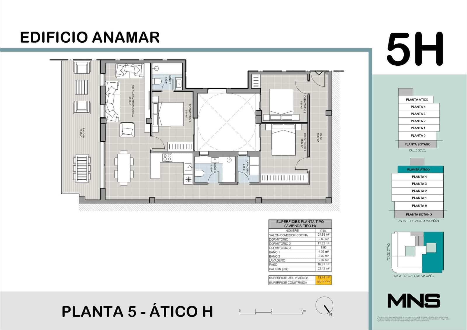 Piso de 3 habitaciones en Torrevieja en venta con piscina garaje - 470.000 € (Ref: 9833888)