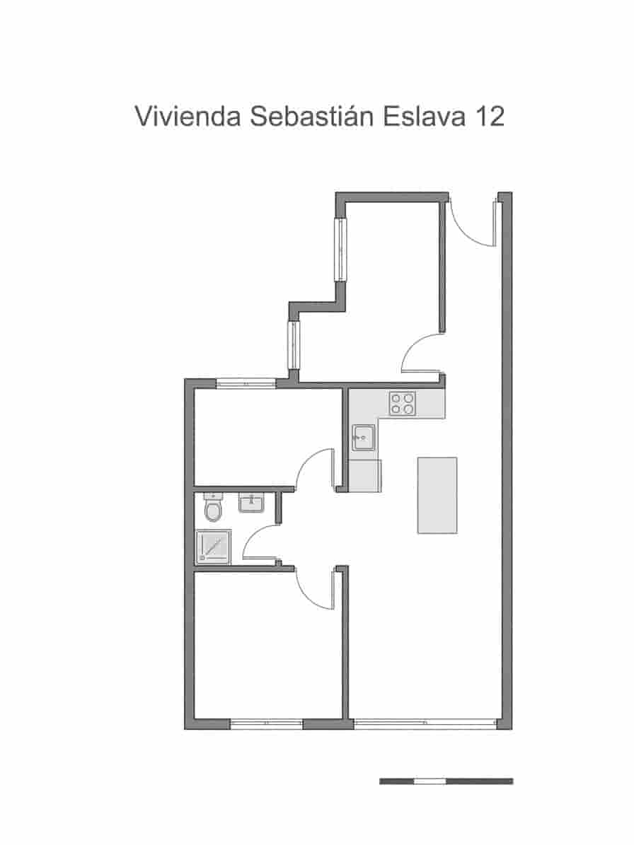 3 Zimmer Wohnung zu verkaufen in Malaga Stadt - 295.000 € (Ref: 10173879)