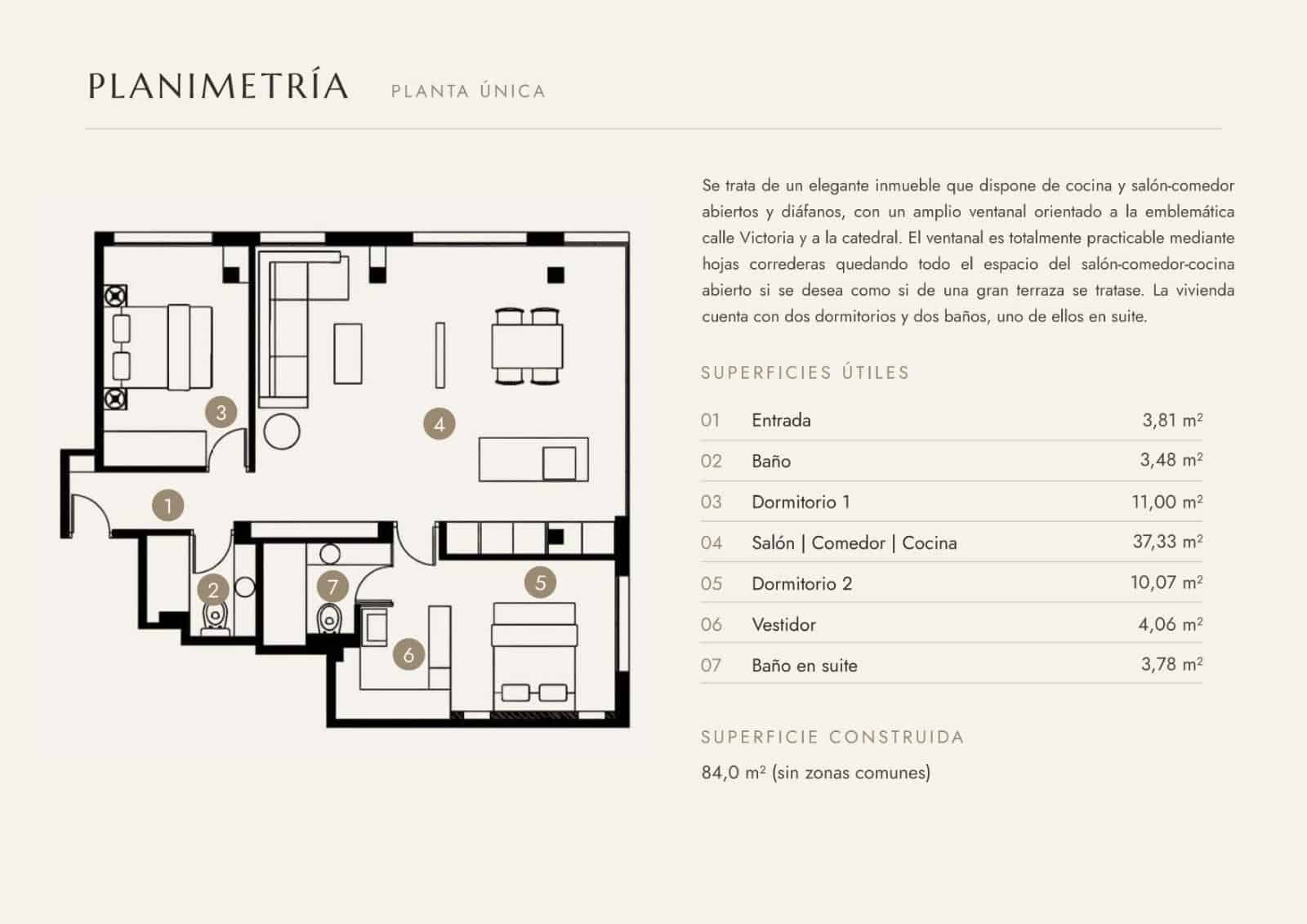2 slaapkamer Flat te koop in Malaga stad - € 650.000 (Ref: 10180837)