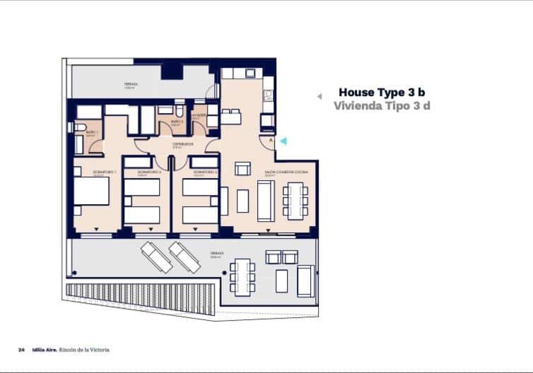 3 soverom Leilighet til salgs i Rincon de la Victoria med svømmebasseng garasje - € 470 000 (Ref: 8429648)