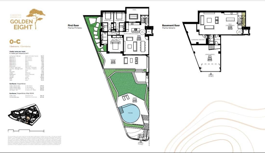 3 bedroom Apartment for sale in Marbella with pool garage - € 1,520,000 (Ref: 8429651)