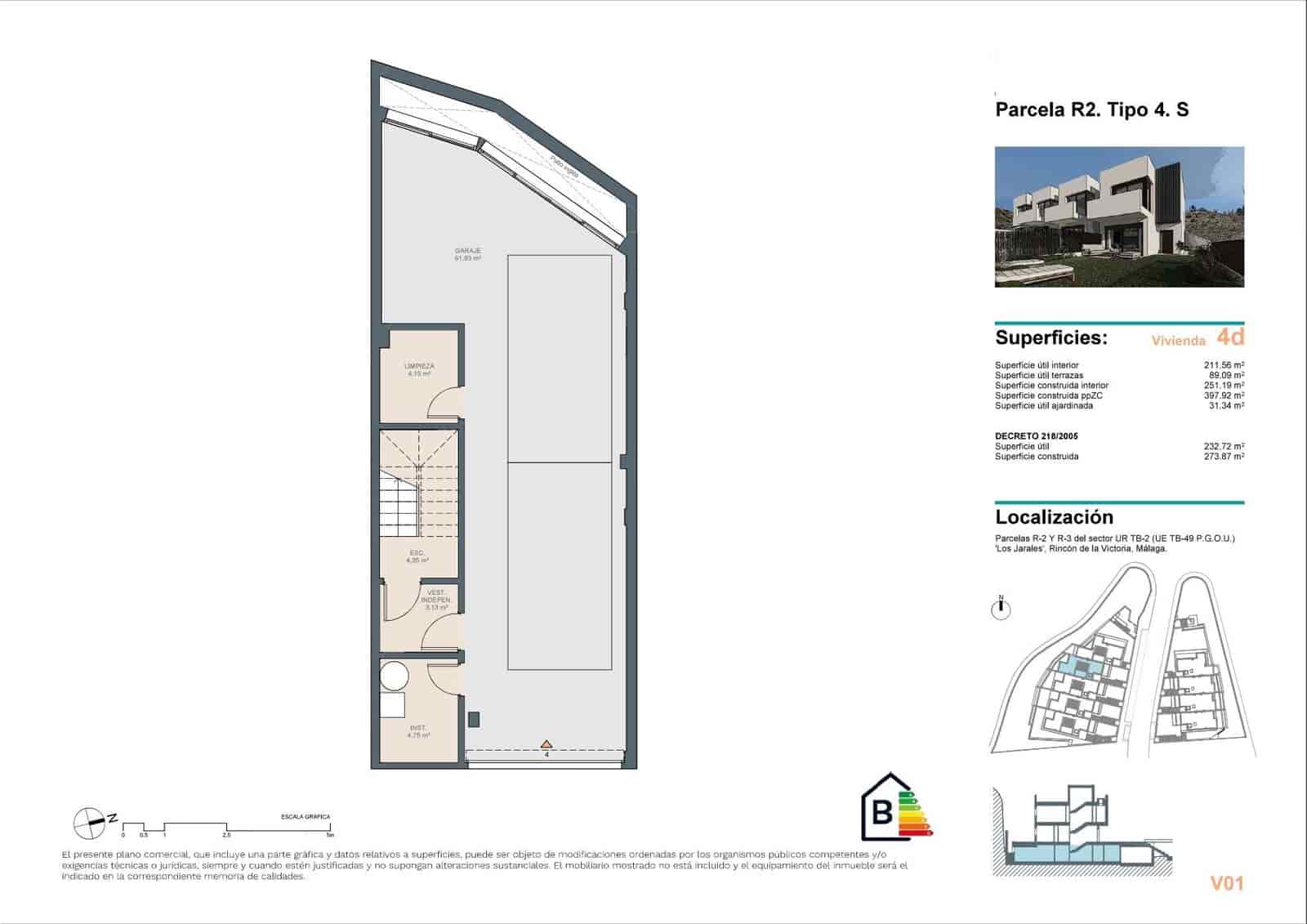 4 Zimmer Reihenhaus zu verkaufen in Rincon de la Victoria mit Garage - 695.000 € (Ref: 8452044)
