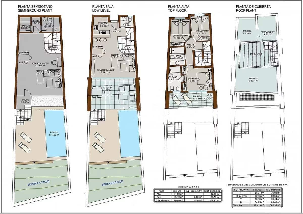 3 soveværelse Rækkehus til salg i Nerja med swimmingpool - € 550.000 (Ref: 8913068)