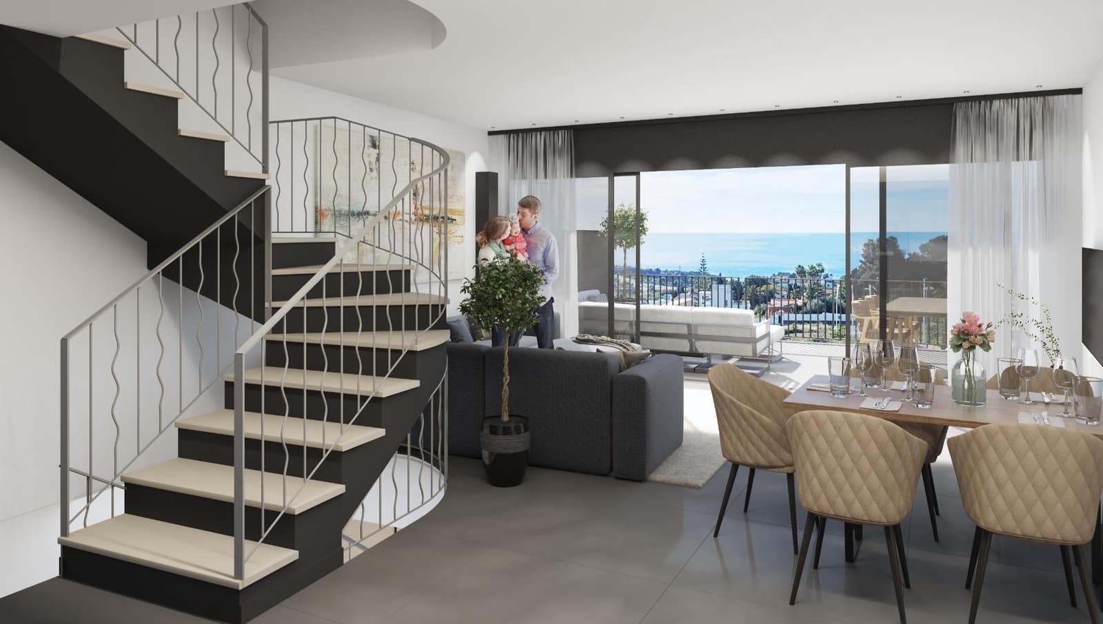 3 soveværelse Rækkehus til salg i Nerja med swimmingpool - € 550.000 (Ref: 8913068)