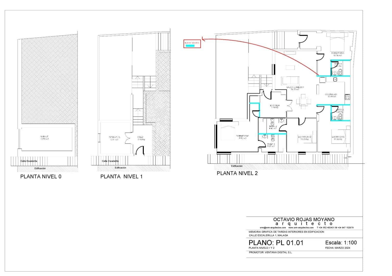4 soverom Leilighet til salgs i Malaga by - € 645 000 (Ref: 9128528)