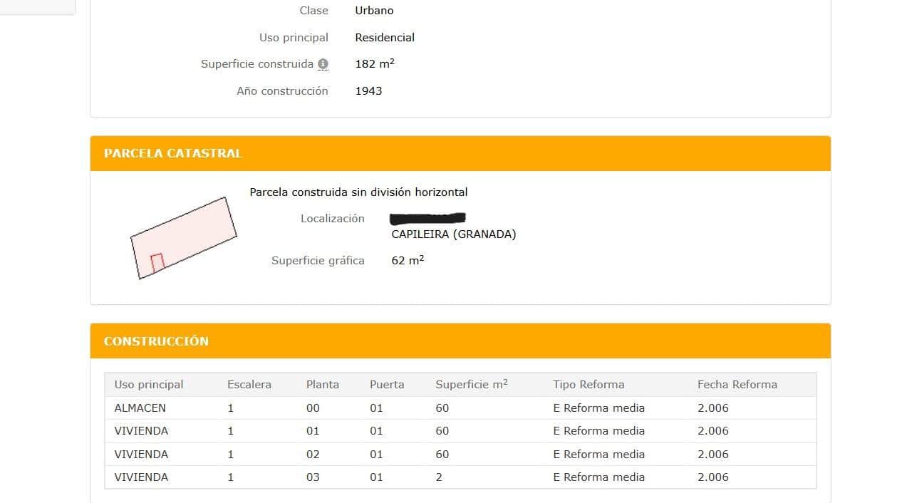 4 bedroom Townhouse for sale in Capileira - € 170,000 (Ref: 9191297)