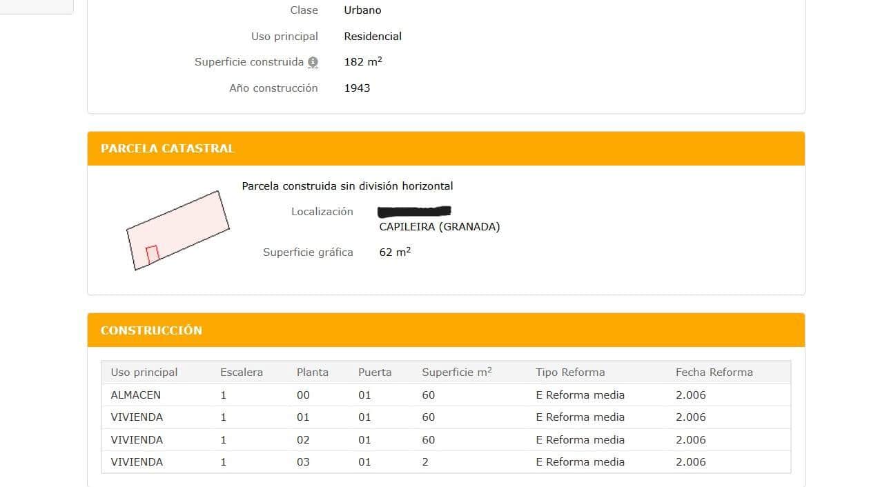 4 bedroom Townhouse for sale in Capileira - € 170,000 (Ref: 9191297)