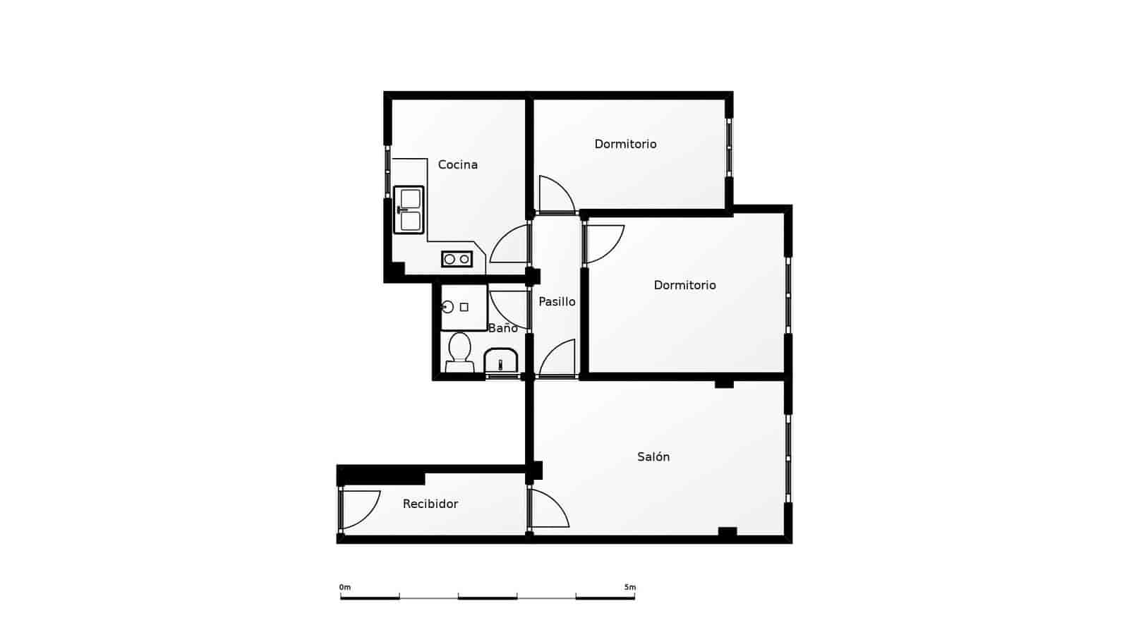 2 sypialnia Mieszkanie na sprzedaż w Miasto Malaga - 168 000 € (Ref: 9247137)
