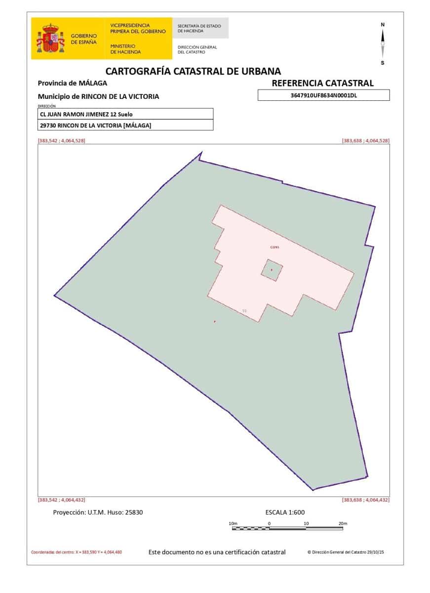 Tontti myytävänä paikassa La Cala del Moral - 1 150 000 € (Ref: 9353524)