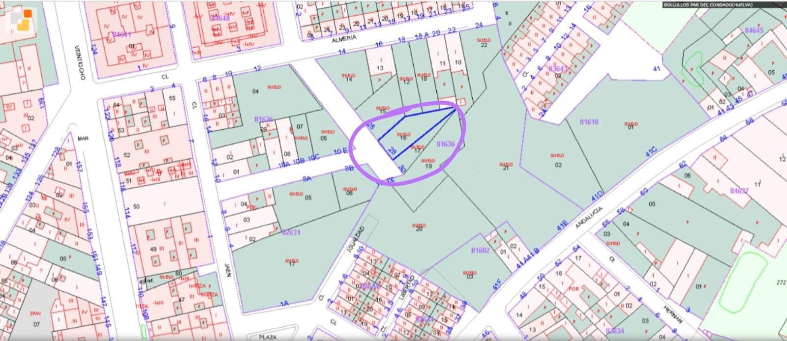 Byggetomt til salgs i Bollullos Par del Condado - € 44 000 (Ref: 9527878)