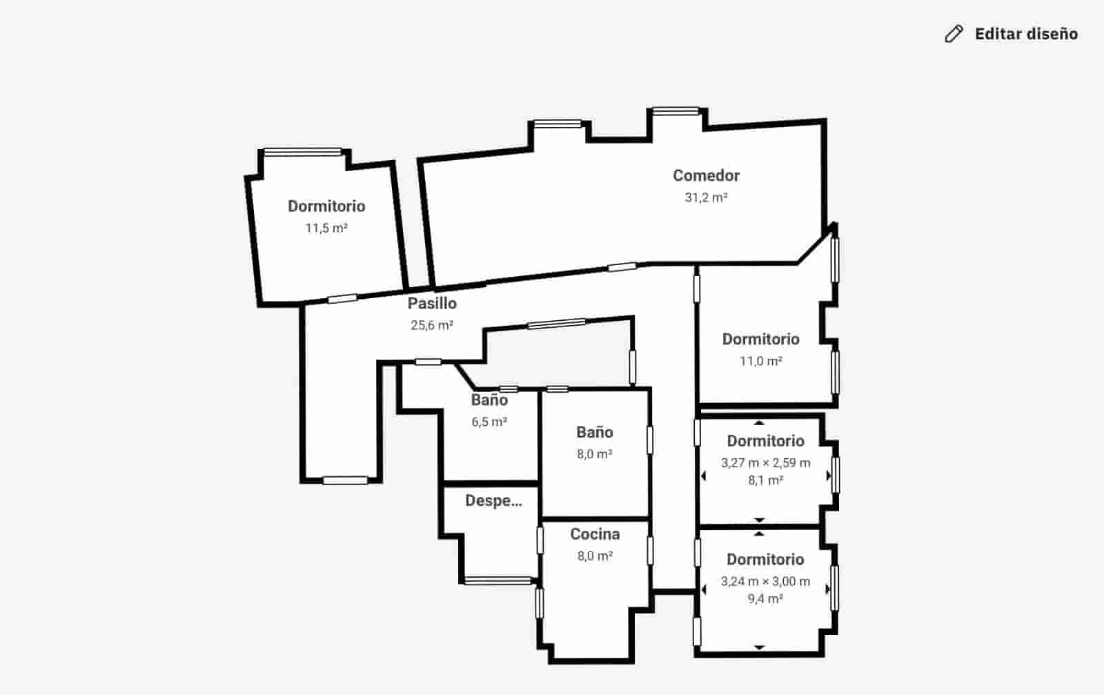 4 chambre Appartement à vendre à Malaga ville - 820 000 € (Ref: 9530954)