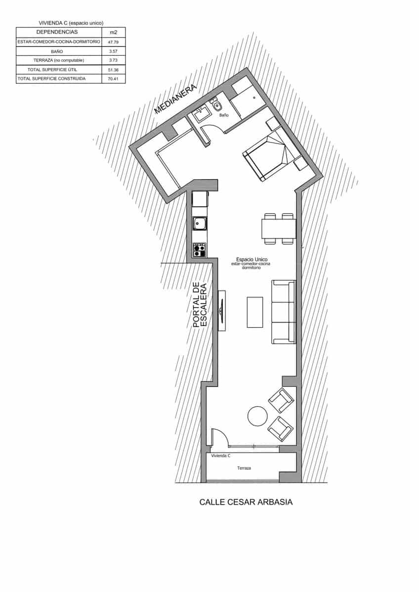 1 soverom Leilighet til salgs i Malaga by - € 229 000 (Ref: 9596403)