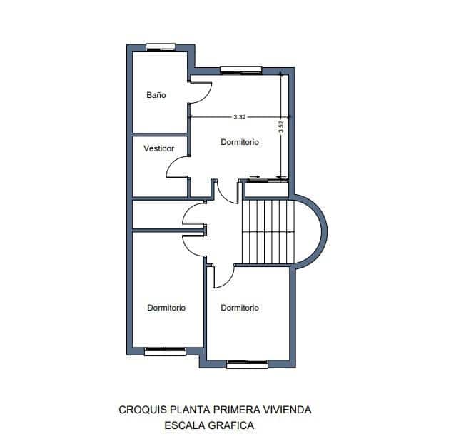 3 sovrum Radhus till salu i La Cala del Moral med pool - 490 000 € (Ref: 9596405)