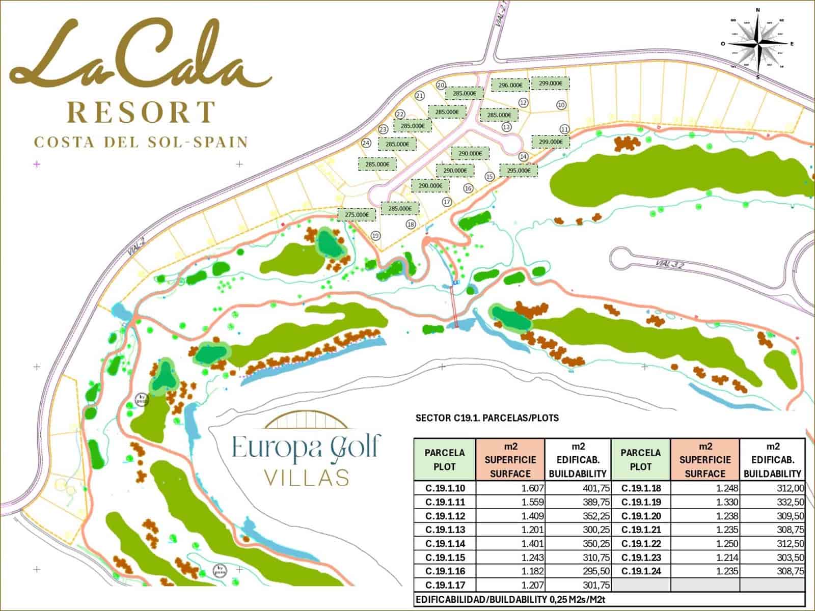 Area Edificabile in vendita in Mijas Golf - 275.000 € (Rif: 9619516)