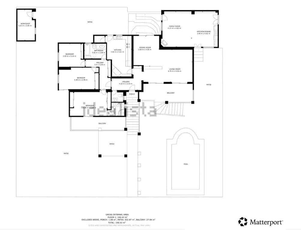 3 makuuhuone Huvila myytävänä paikassa Alhaurin de la Torre mukana uima-altaan - 985 000 € (Ref: 9715132)