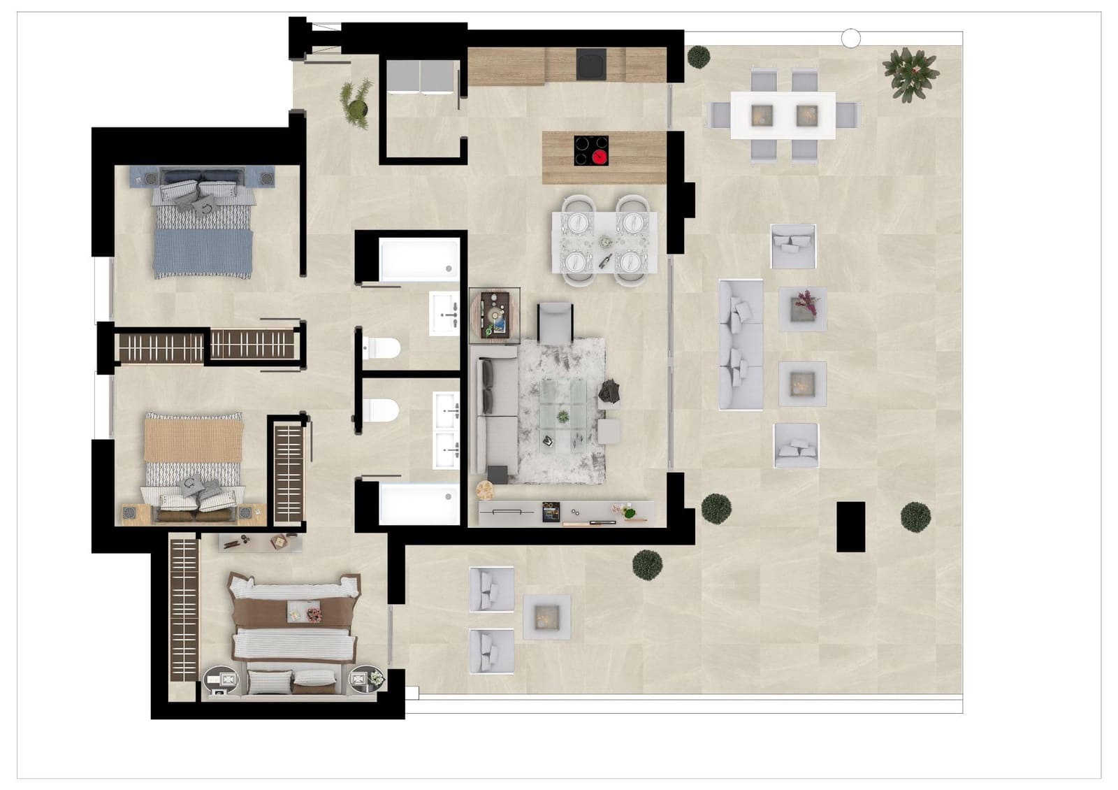 Apartamento de 2 habitaciones en Mijas Costa en venta con garaje - 450.000 € (Ref: 9759179)